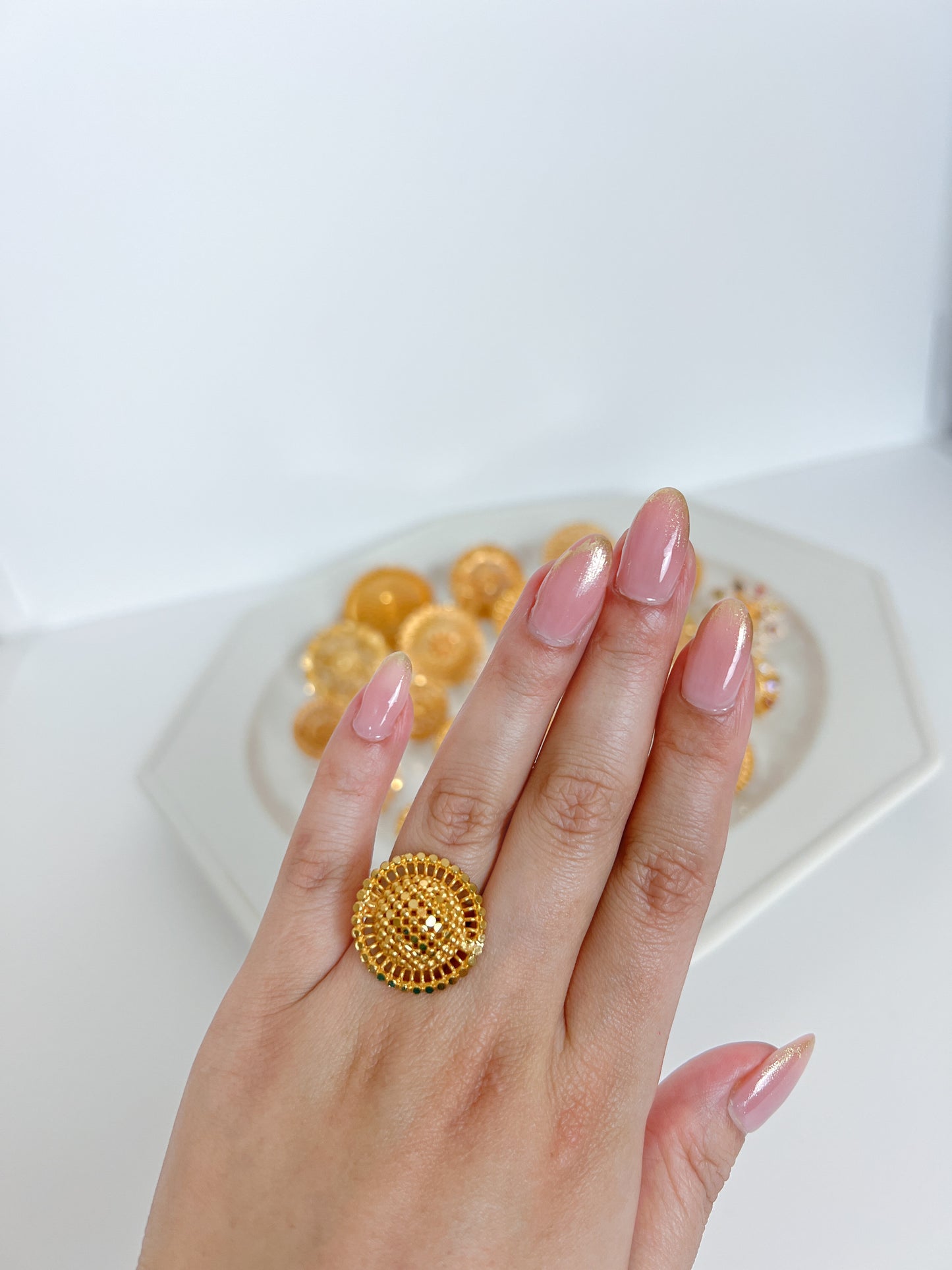 Adjustable Ring Gold Plated