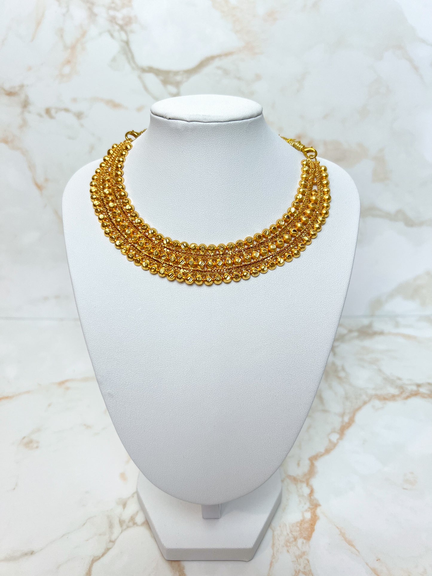 Mini Haar Gold Plated Necklace
