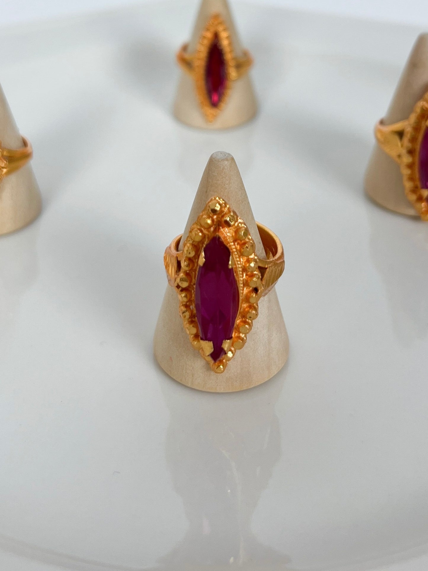 Kakribiya Ring Adjustable Gold Plated