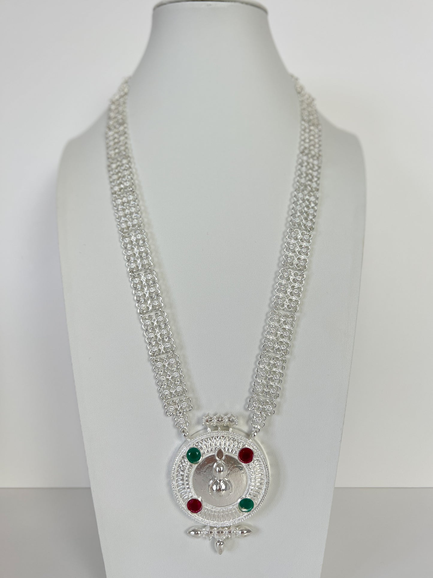 Chandrahaar Silver Plated