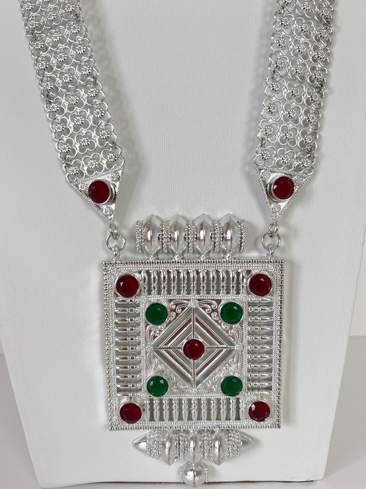Chandrahaar Silver Plated