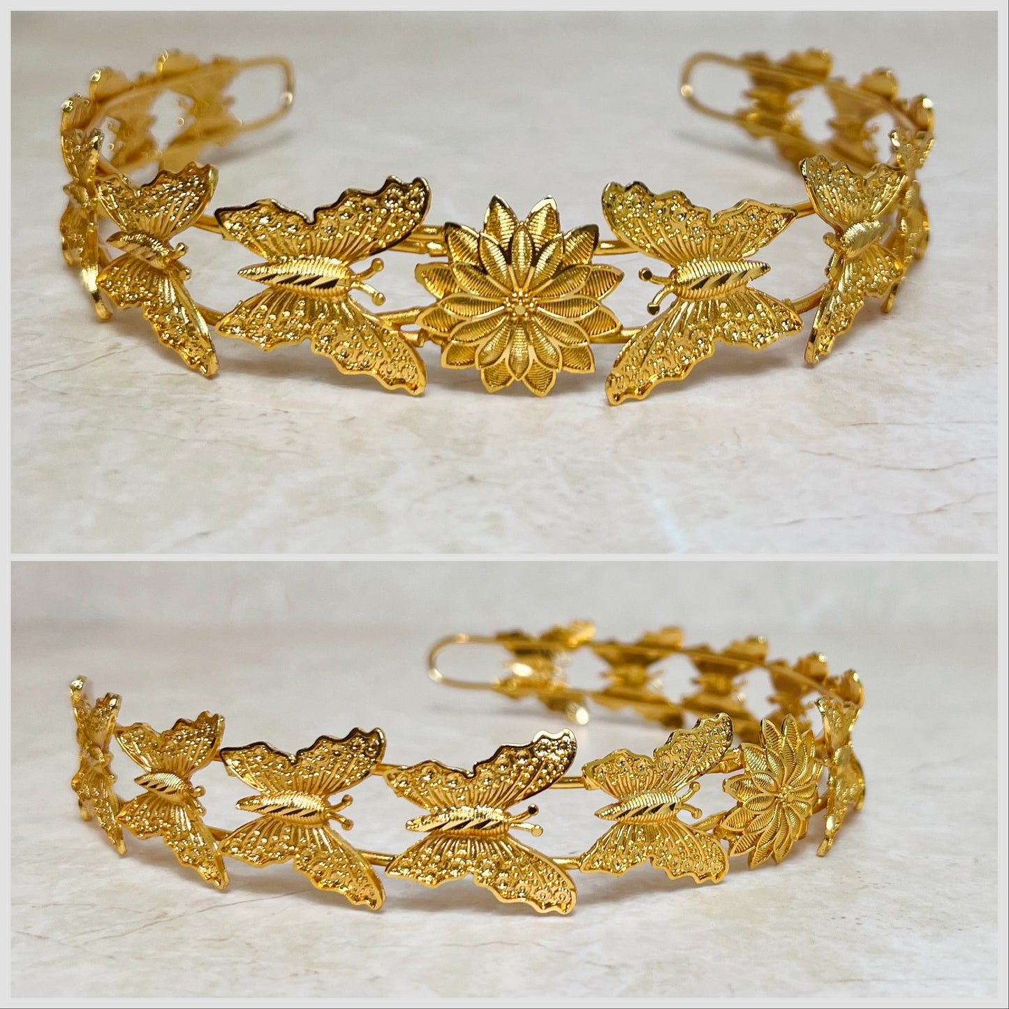 Tiara Gold Plated Headband
