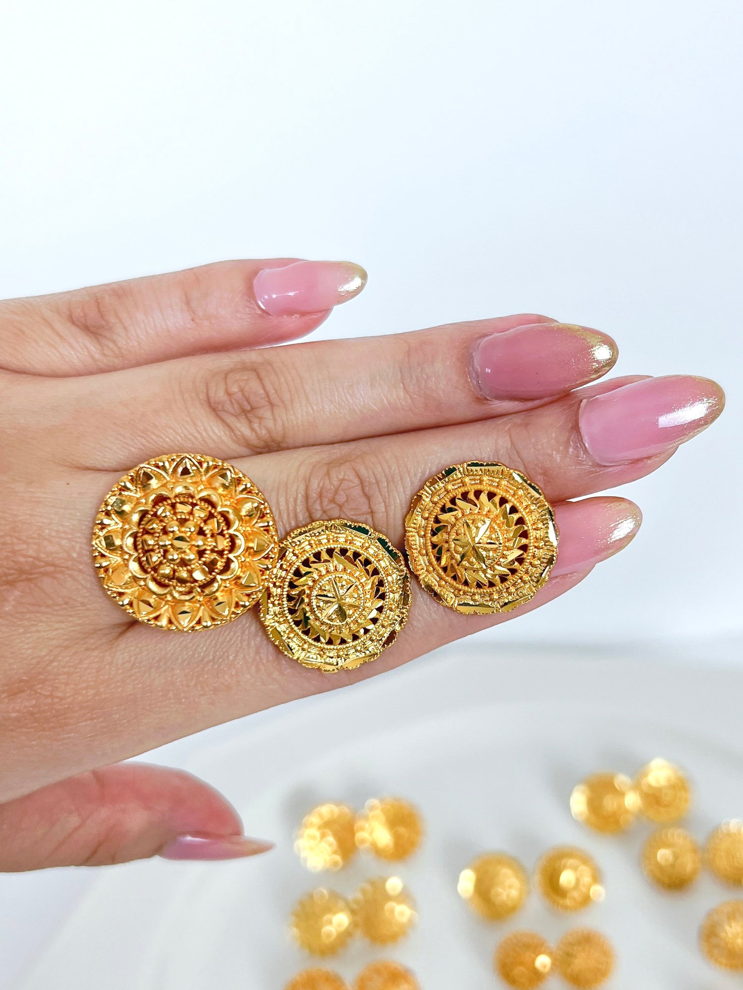 Earrings and ring set