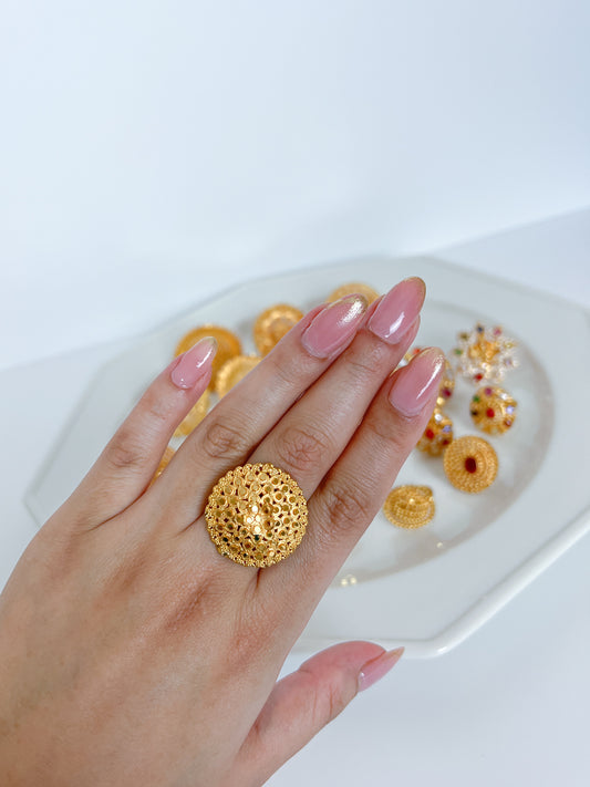 Adjustable Ring Gold Plated