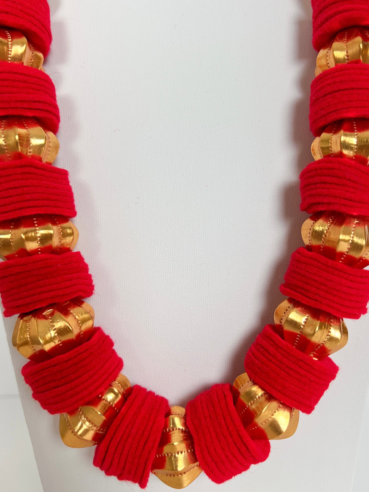 Kantha Mala Gold Plated Handcrafted