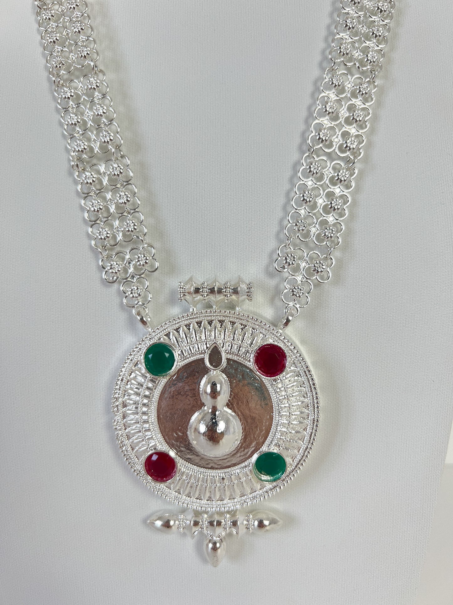 Chandrahaar Silver Plated