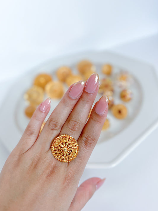 Adjustable Ring Gold Plated