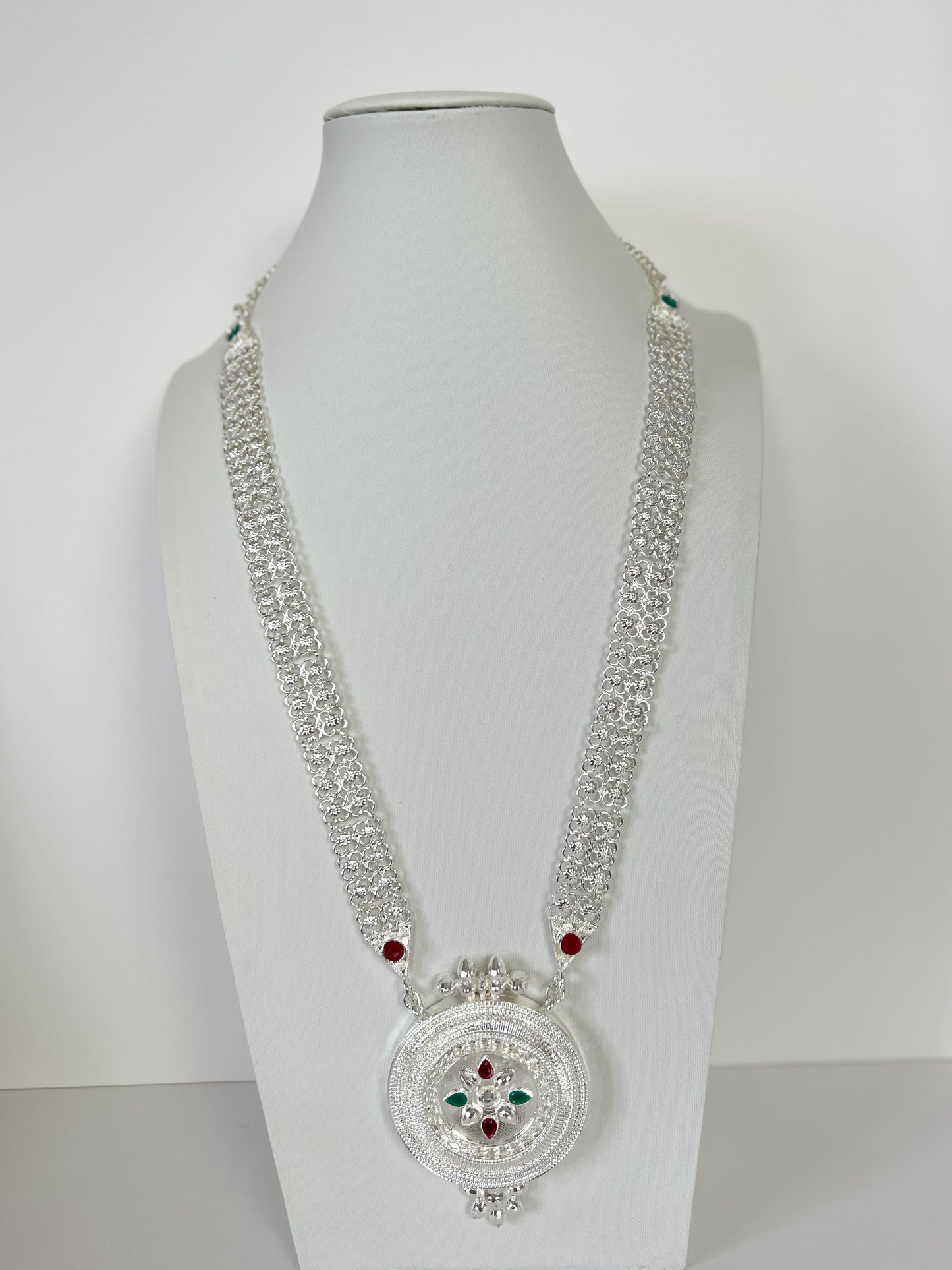 Chandrahaar Silver Plated