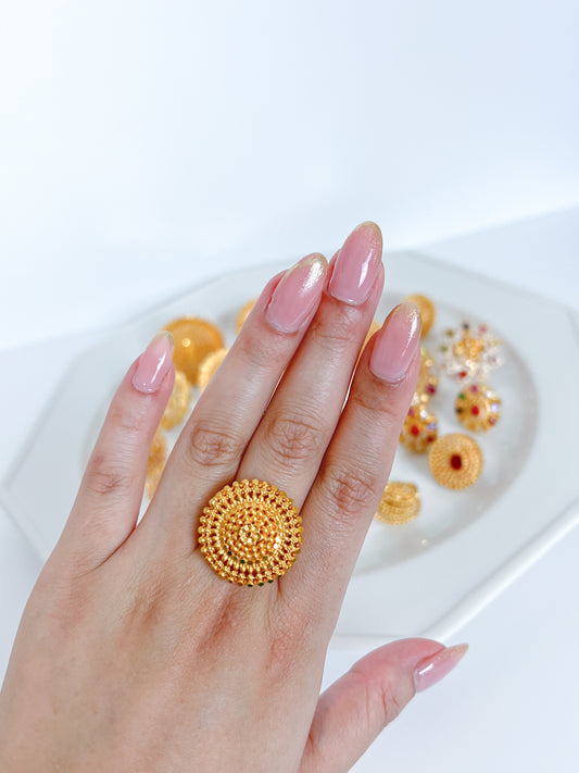 Adjustable Ring Gold Plated