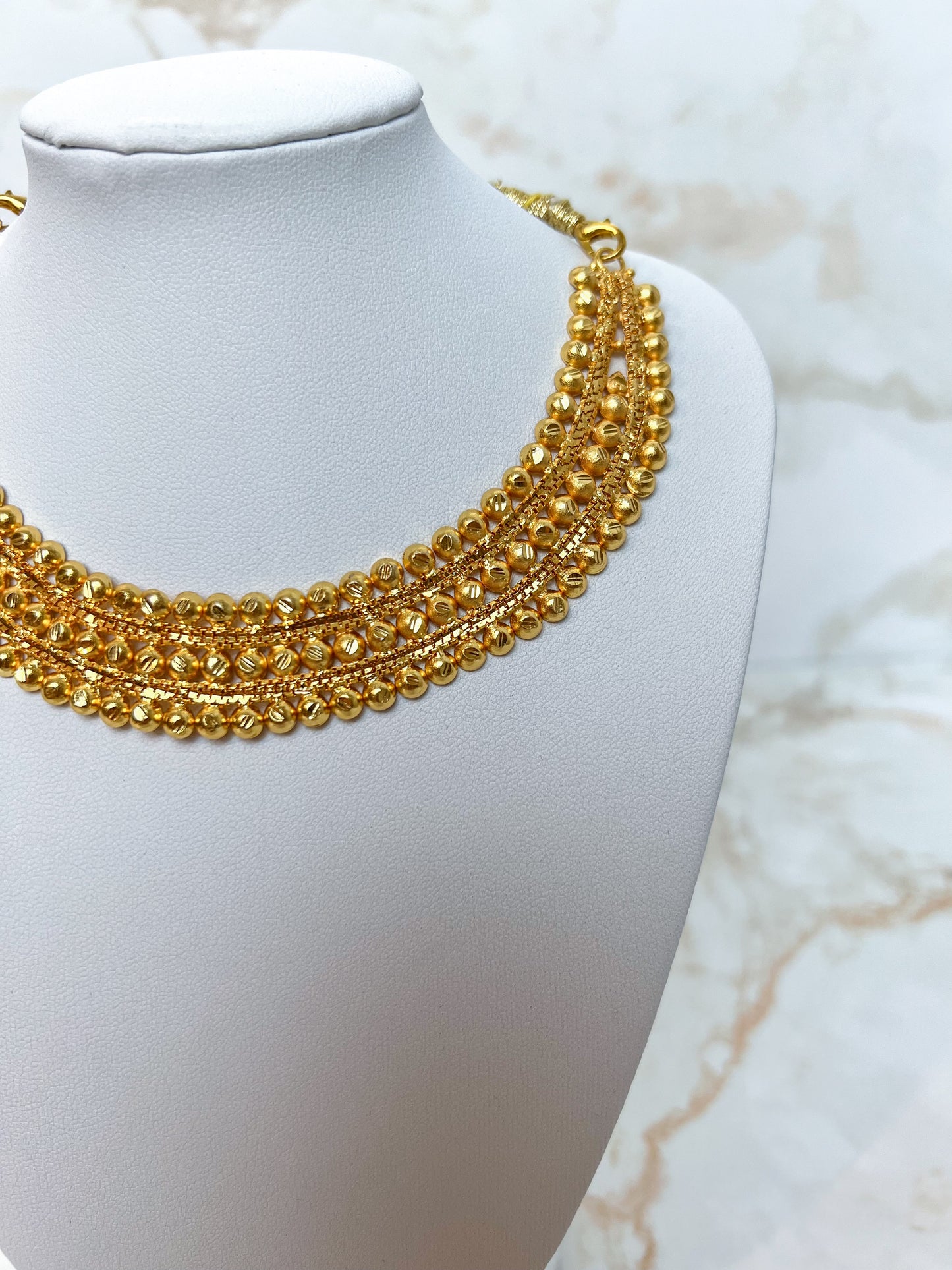 Mini Haar Gold Plated Necklace