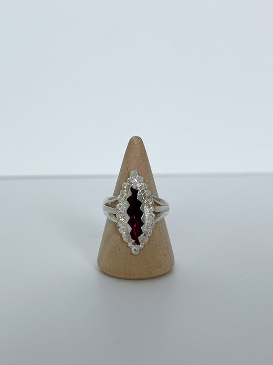 Pure Silver Kakribiya Ring