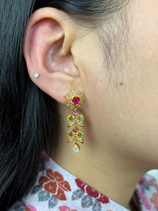 AD Two Steps Yarling Drop Earrings (small)