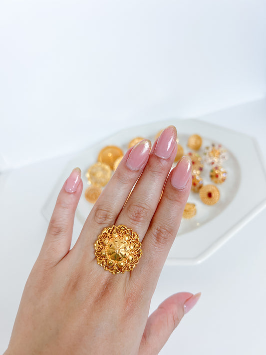 Adjustable Ring Gold Plated