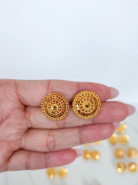 Stud Earrings Gold Plated