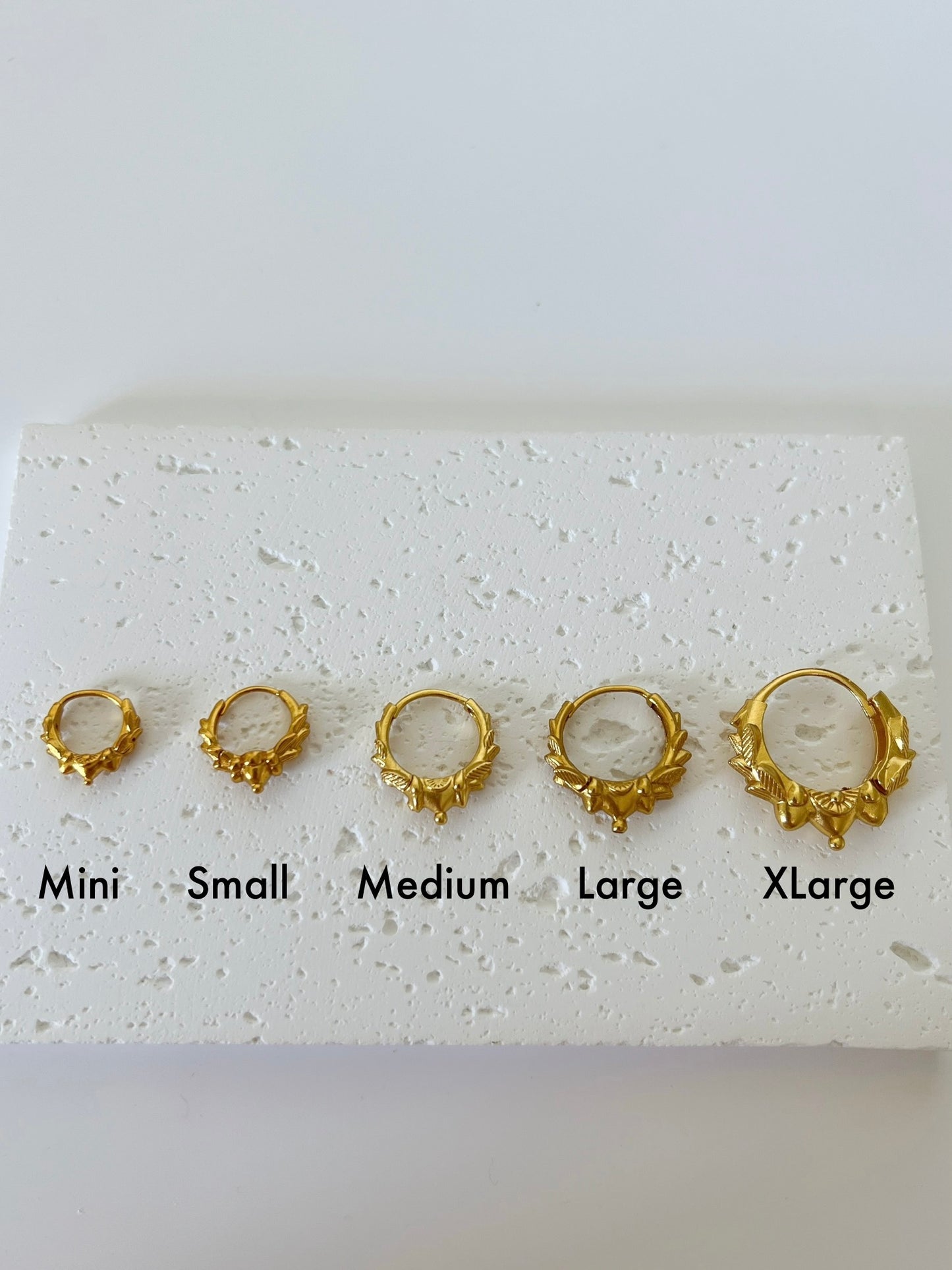 Large Marwari - Gold Plated Earrings