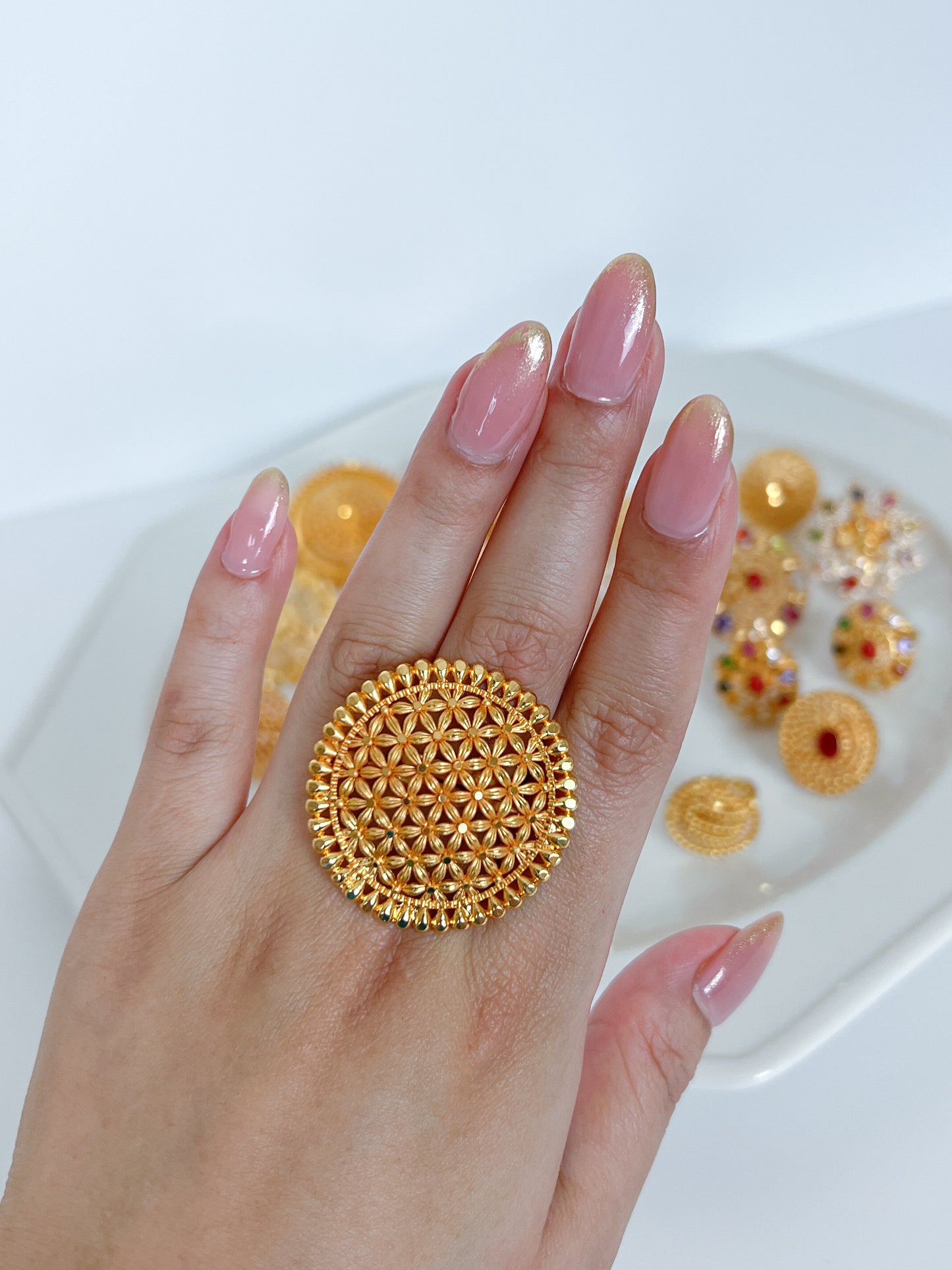 Adjustable Ring Gold Plated