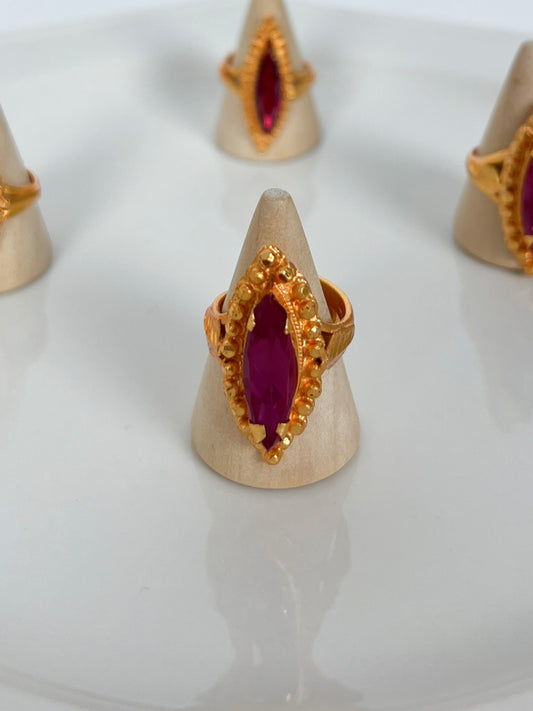 Kakribiya Ring Adjustable Gold Plated
