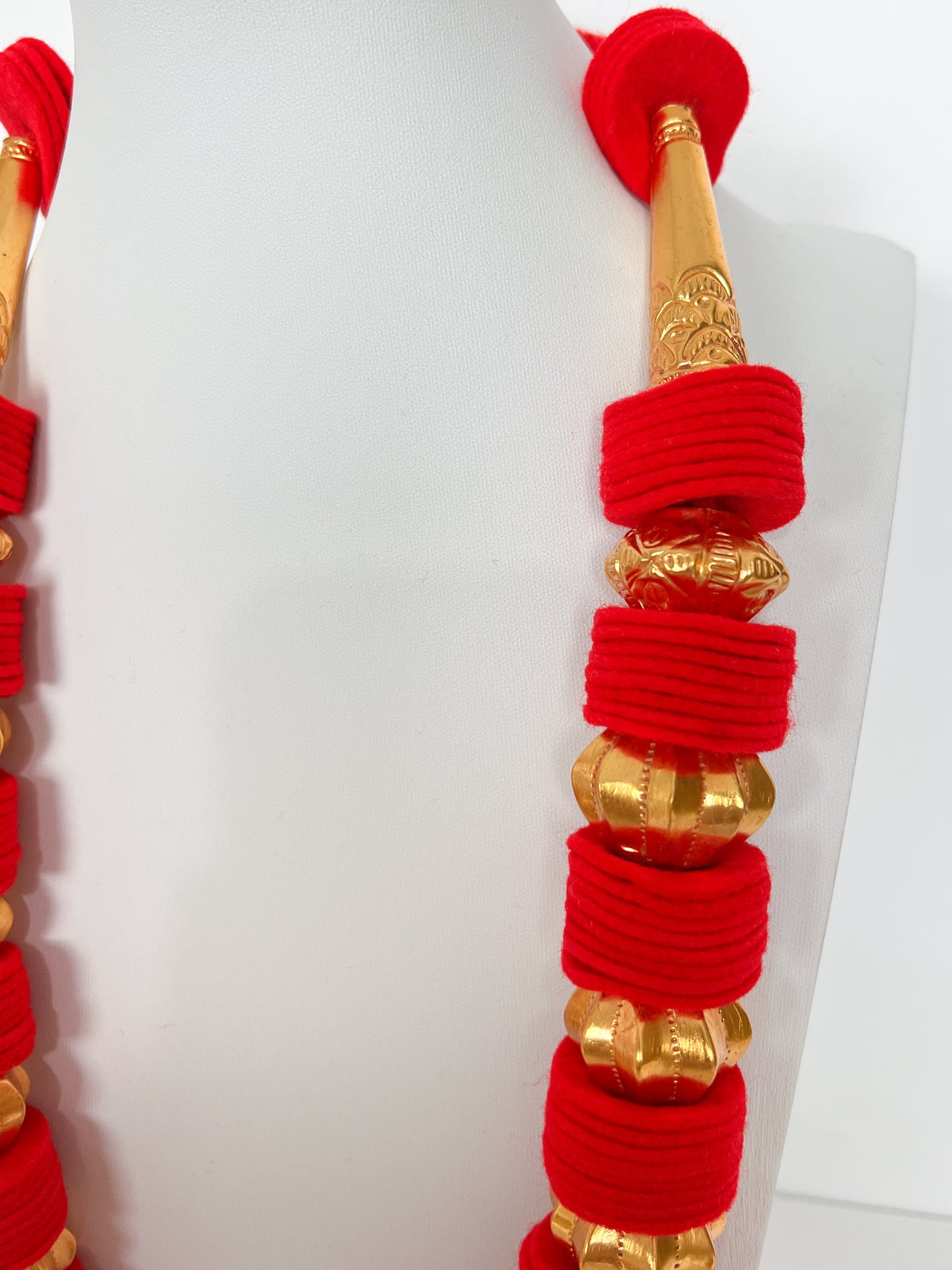 Kantha Mala Gold Plated Handcrafted