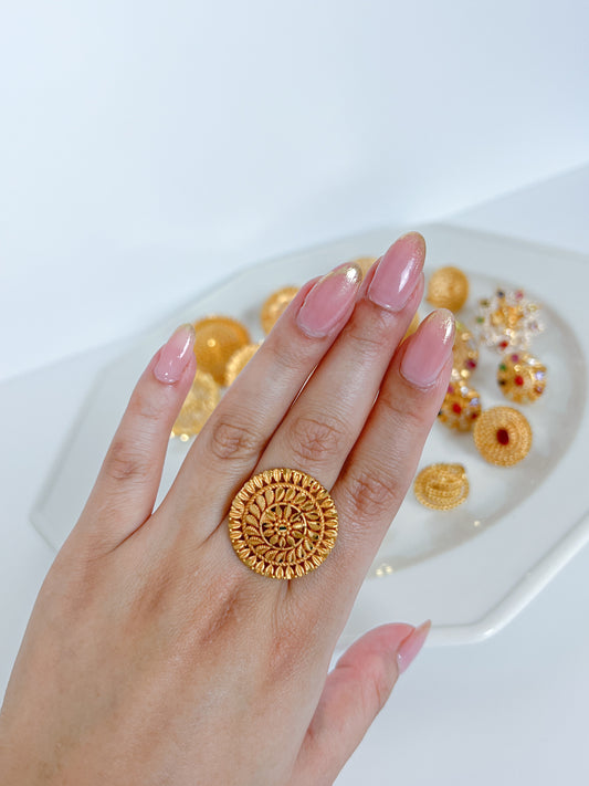 Adjustable Ring Gold Plated