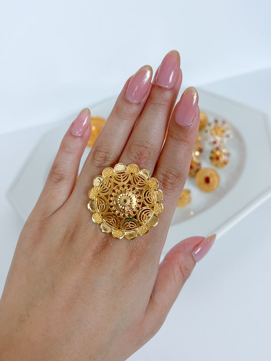 Adjustable Ring Gold Plated