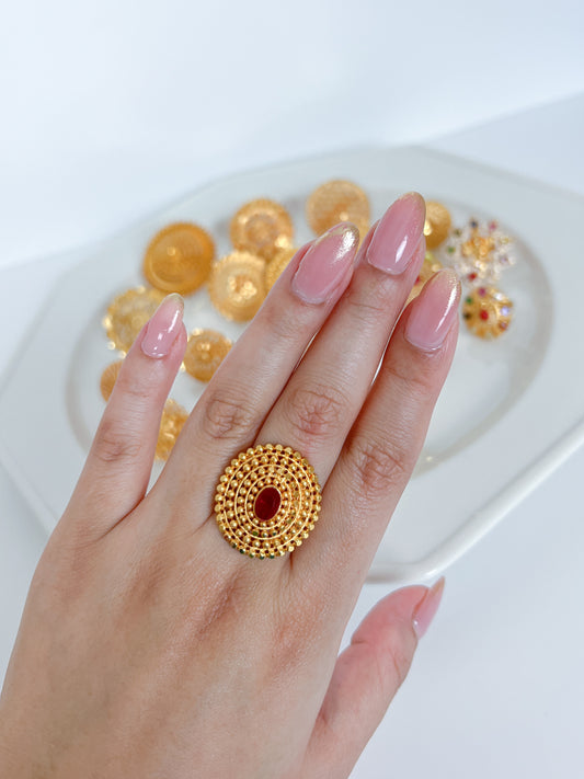 Adjustable Ring Gold Plated