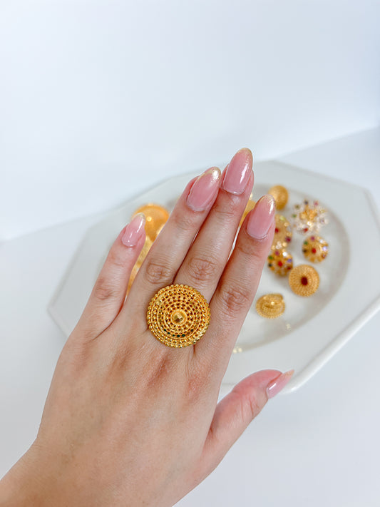 Adjustable Ring Gold Plated