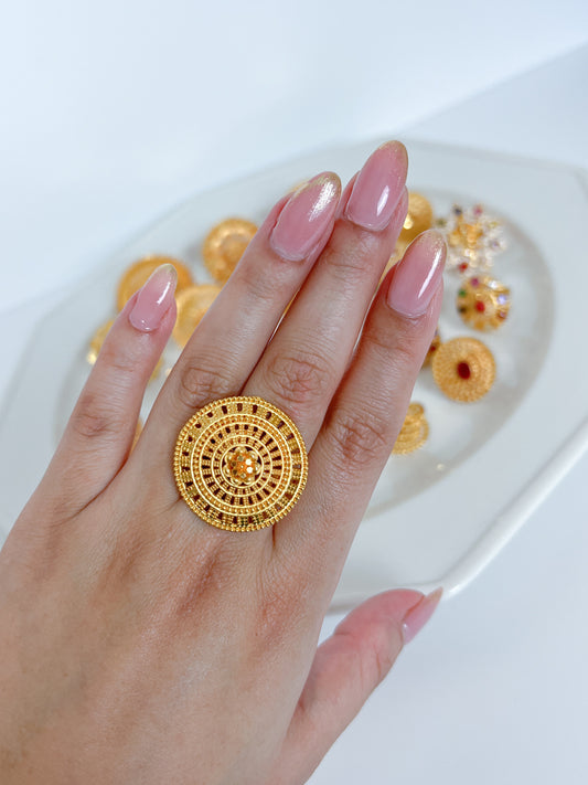 Adjustable Ring Gold Plated