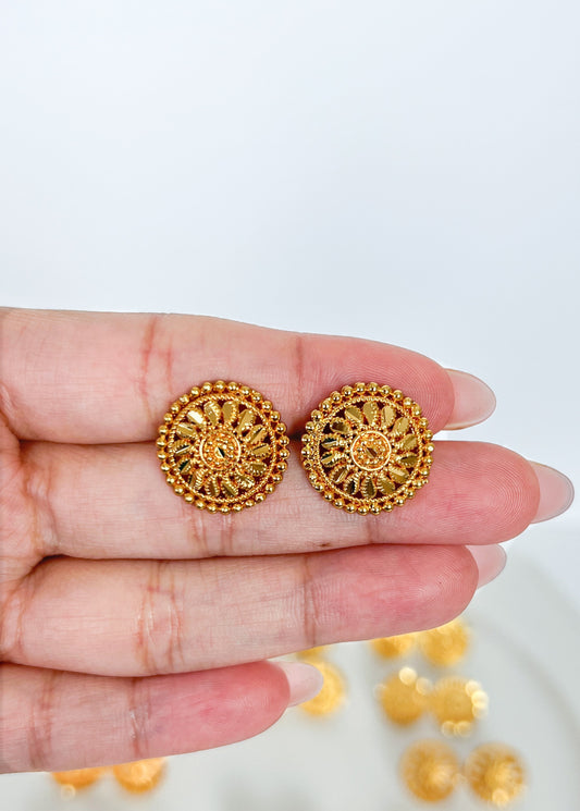 Stud Earrings Gold Plated