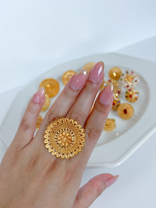 Adjustable Ring Gold Plated