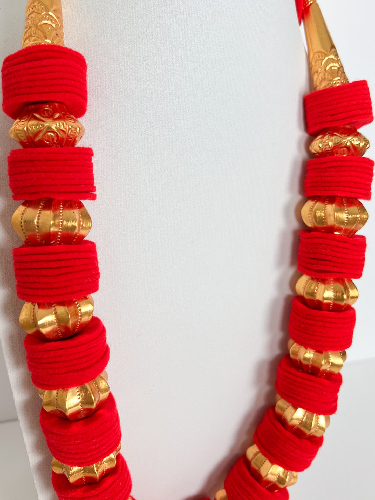 Kantha Mala Gold Plated Handcrafted