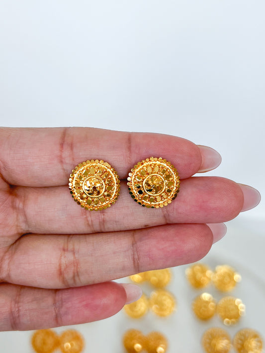 Stud Earrings Gold Plated