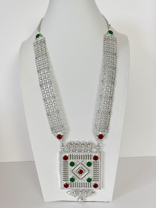 Chandrahaar Silver Plated