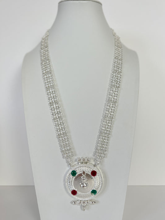 Chandrahaar Silver Plated
