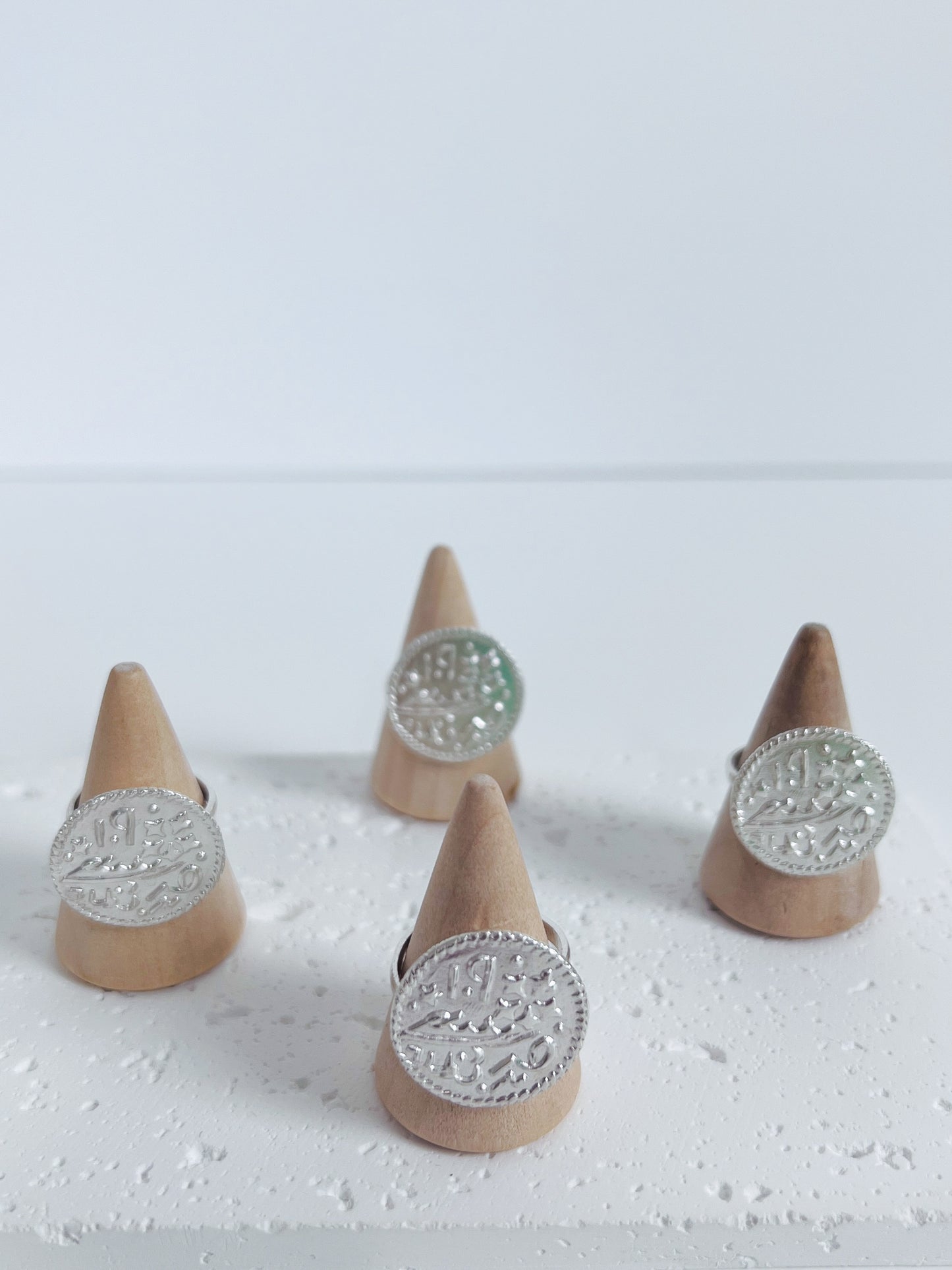 Pure Silver Asarfi Ring Adjustable