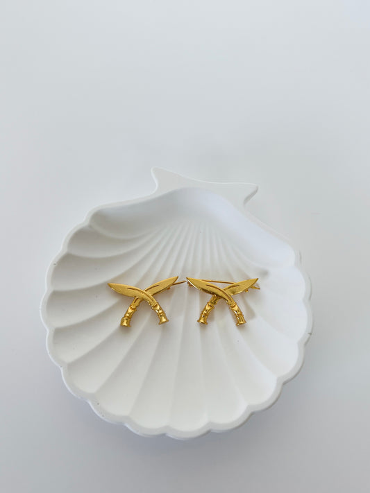 Khukuri Brooch Gold Plated