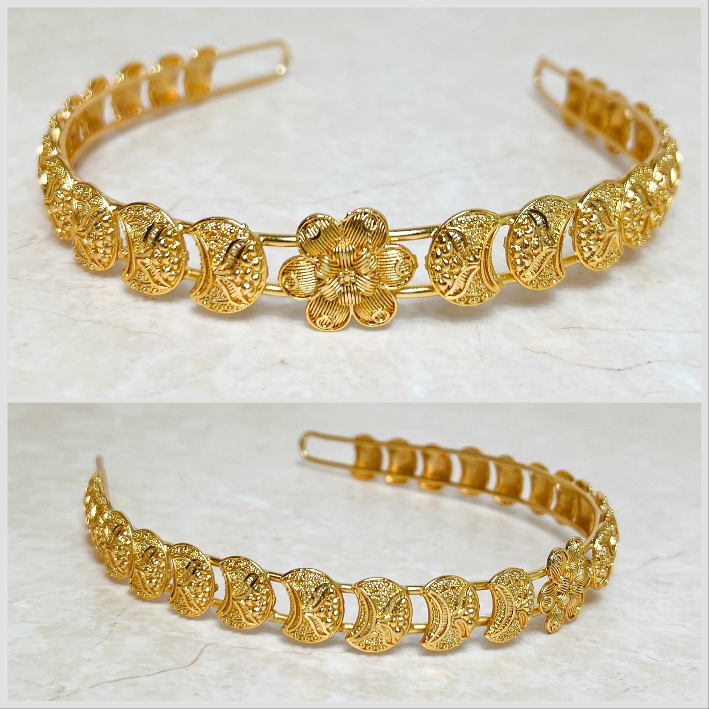 Tiara Gold Plated Headband