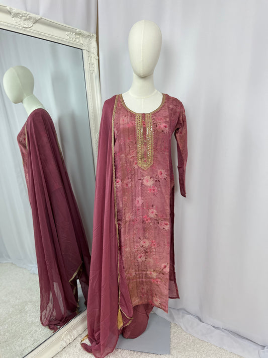Kurtha, Trousers with Pocket & Shawl