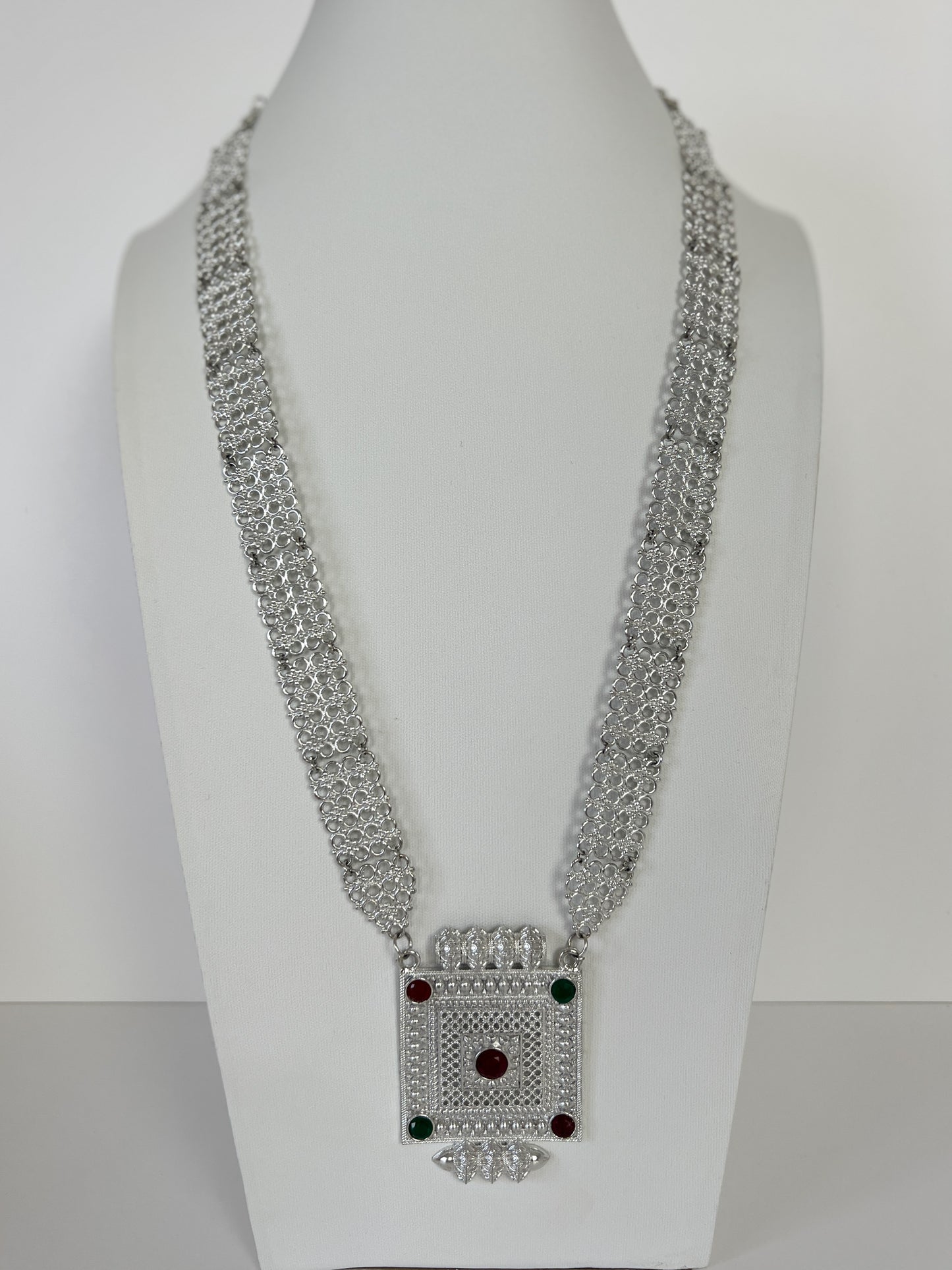 Chandrahaar Silver Plated