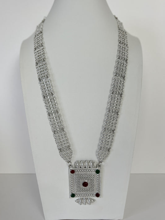 Chandrahaar Silver Plated