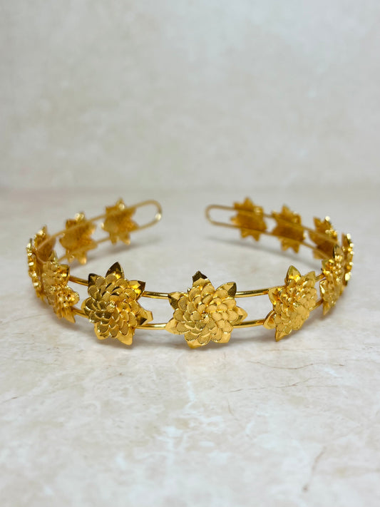 Tiara Gold Plated Headband