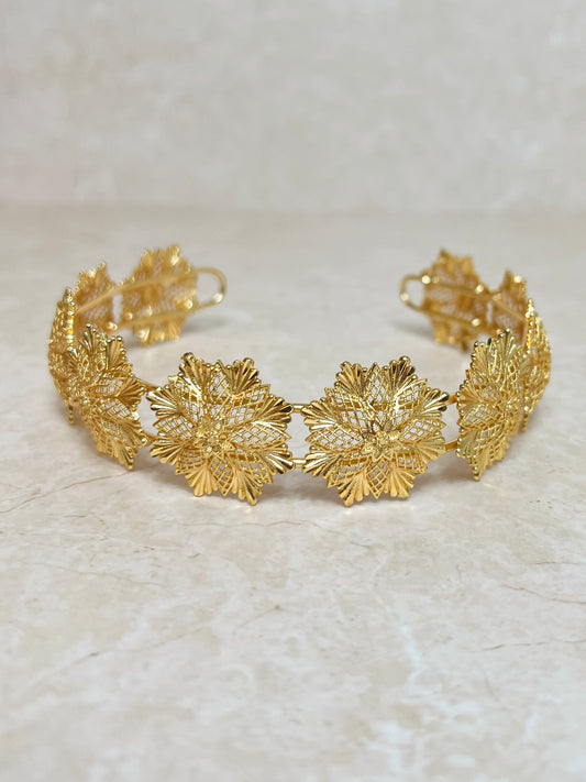 Tiara Gold Plated Headband