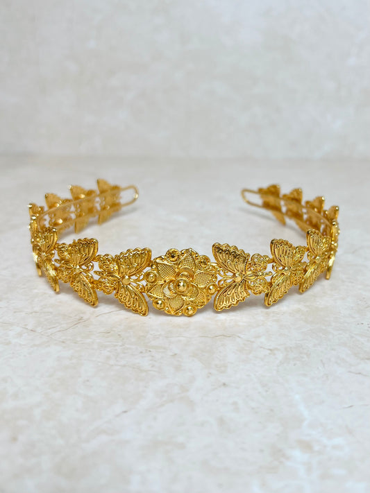 Tiara Gold Plated Headband