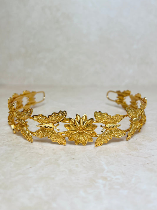 Tiara Gold Plated Headband