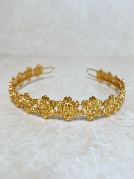 Tiara Gold Plated Headband
